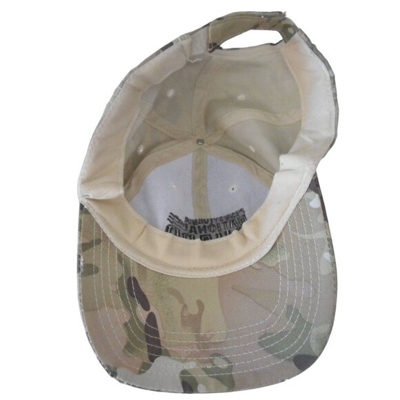 Pennsylvania National Guard Camo Baseball Cap Hat Khaki Green Cloth Hook Loop - Picture 2 of 4